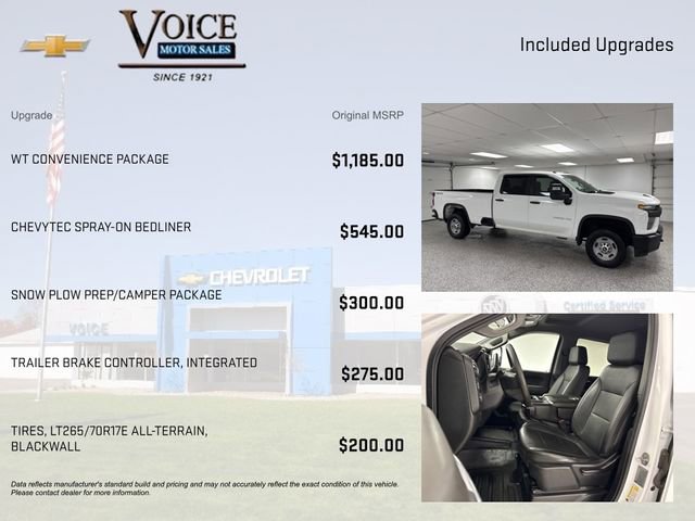 Used 2020 Chevrolet Silverado 2500 W/T w/ WT Convenience Package image 4