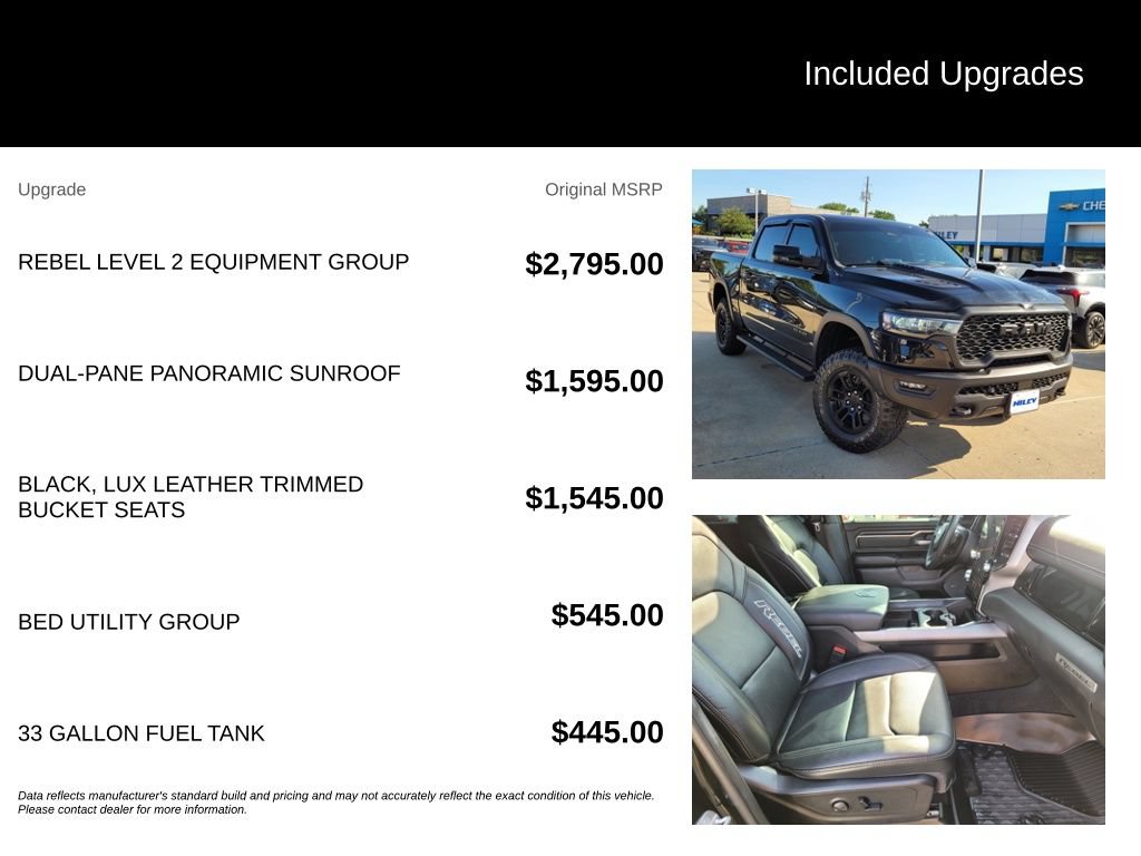Used 2025 RAM 1500 Rebel w/ Rebel Level 2 Equipment Group AWD/4WD image 5