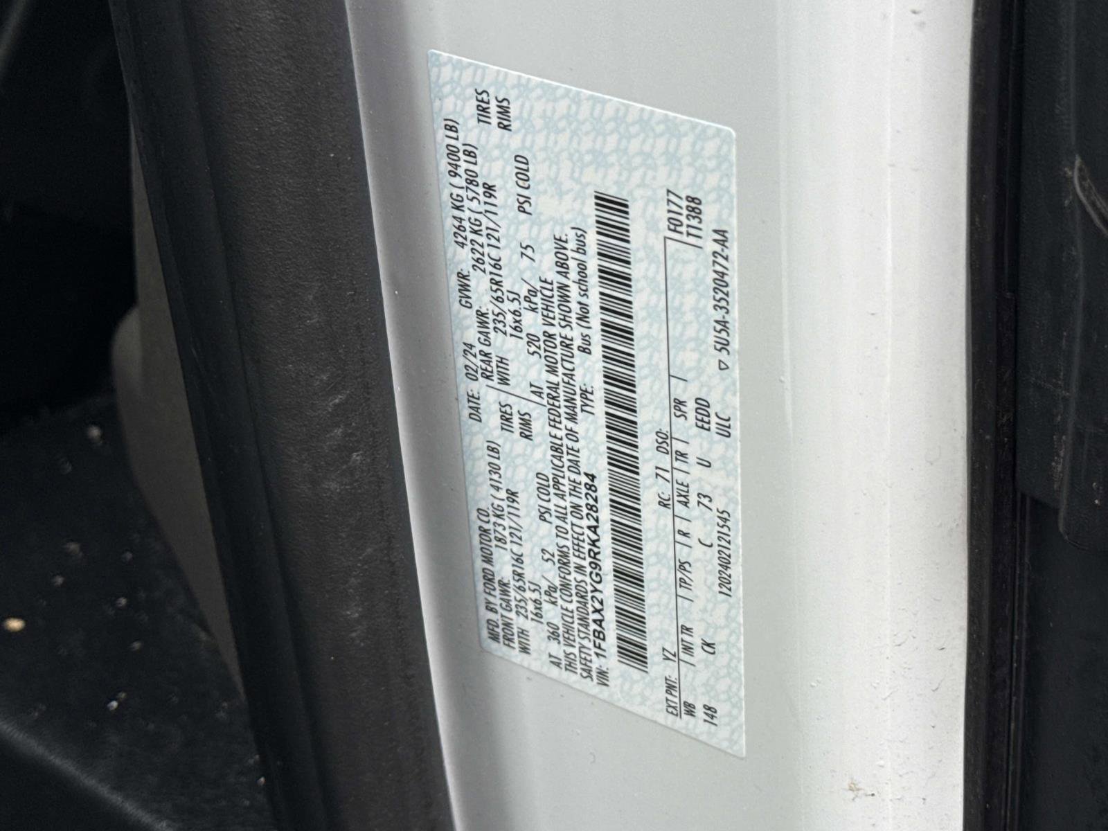 Used 2024 Ford Transit 350 XLT image 30