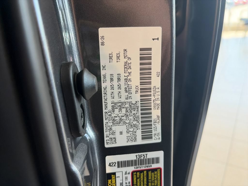 New 2026 Toyota Tundra SR5 w/ TRD Off-Road Package AWD/4WD image 34