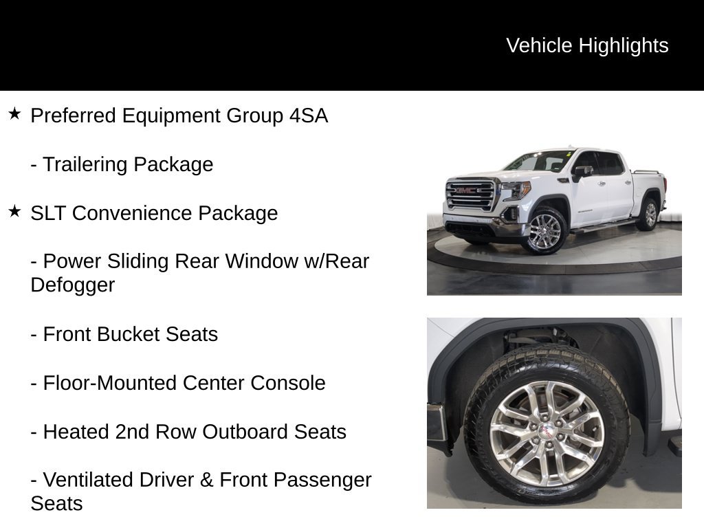 Used 2021 GMC Sierra 1500 SLT w/ SLT Premium Plus Package AWD/4WD image 32