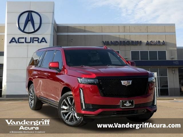 Used 2021 Cadillac Escalade ESV Sport w/ Driver Assist Tech Package RWD image 1