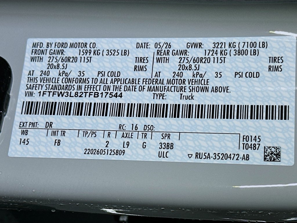 New 2026 Ford F150 XLT w/ Equipment Group 302A MID AWD/4WD image 21
