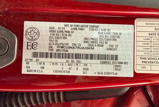 Used 2024 Ford Escape ST-Line Select w/ Tech Pack #1 AWD/4WD image 25