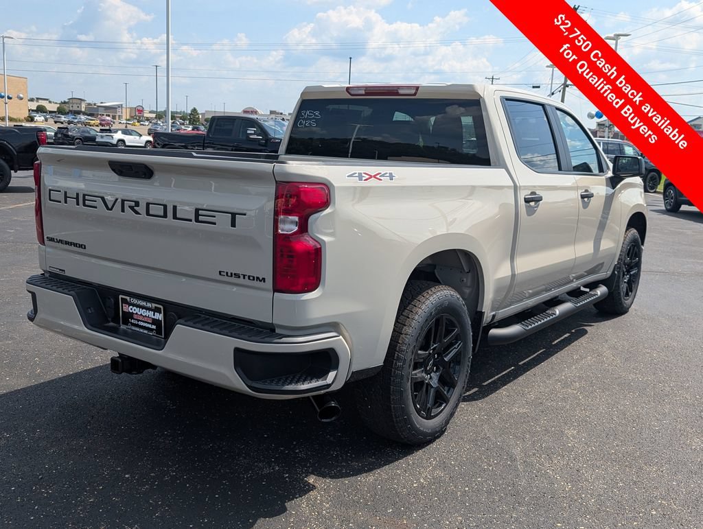 New 2026 Chevrolet Silverado 1500 Custom w/ Turbomax Blackout Package AWD/4WD image 7