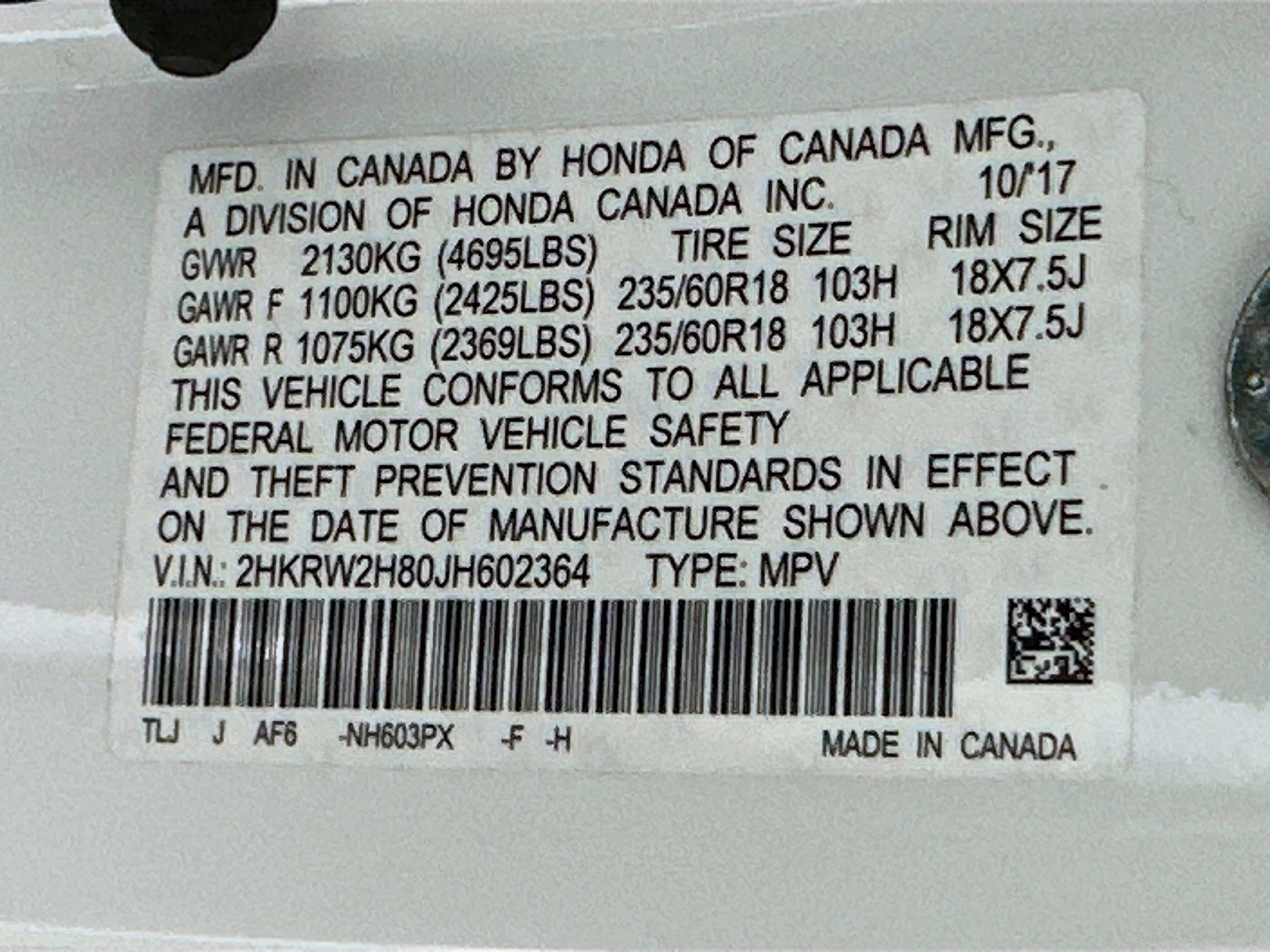 Used 2018 Honda CR-V EX-L image 12