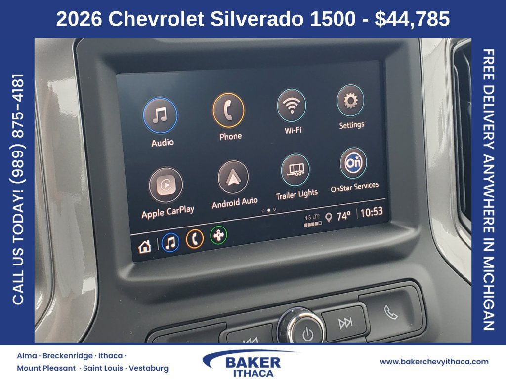 New 2026 Chevrolet Silverado 1500 W/T w/ Trailering Package AWD/4WD image 13