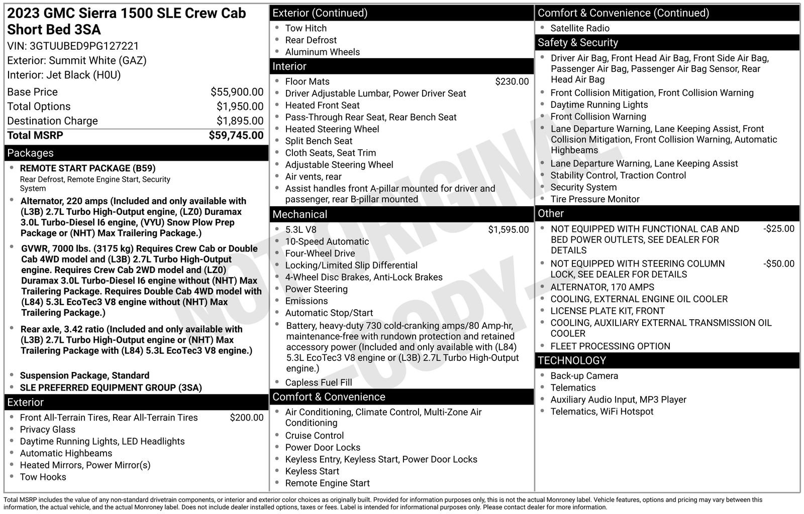 Used 2023 GMC Sierra 1500 SLE image 6