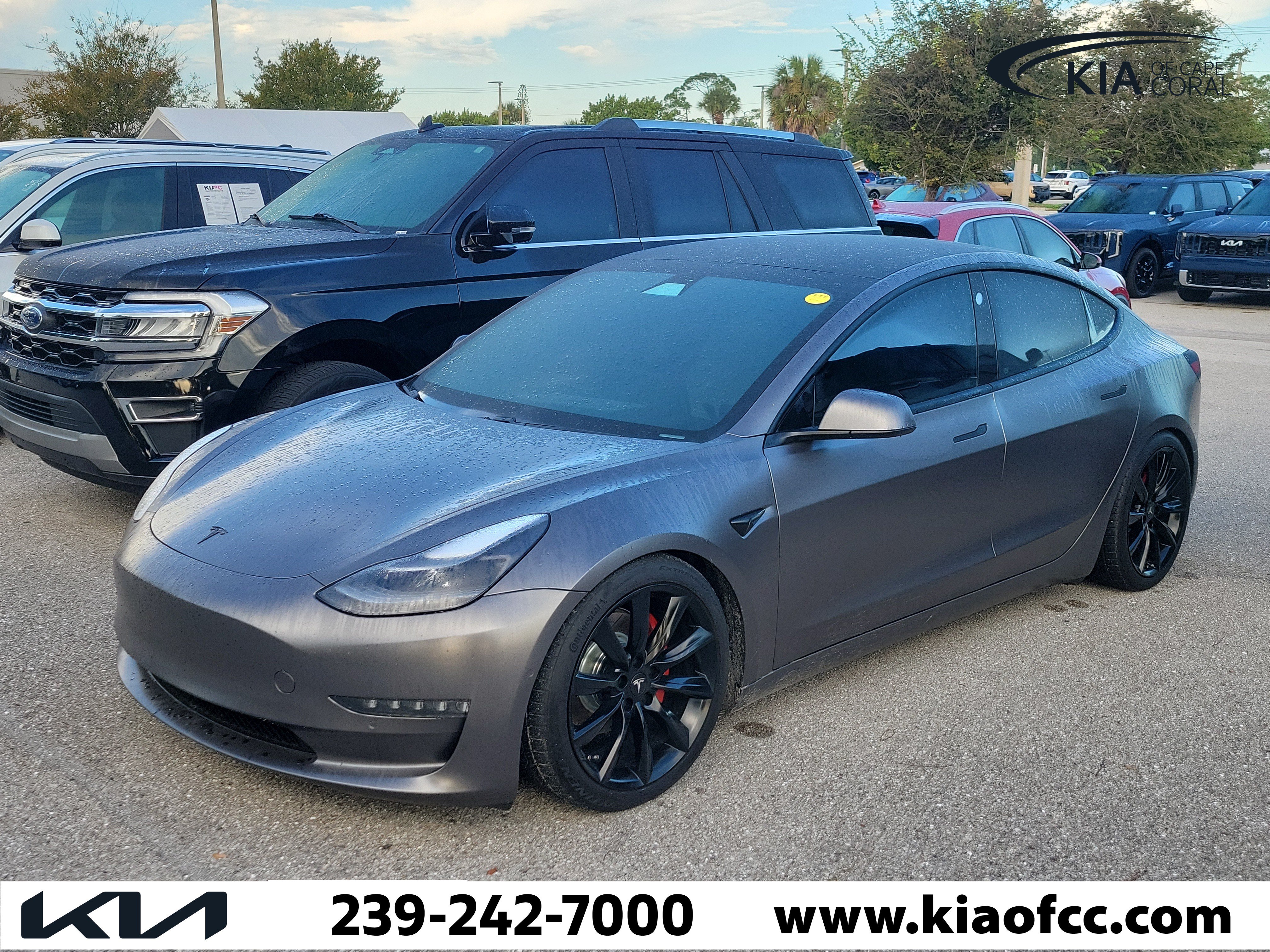 Used 2021 Tesla Model 3 Long Range AWD/4WD image 3