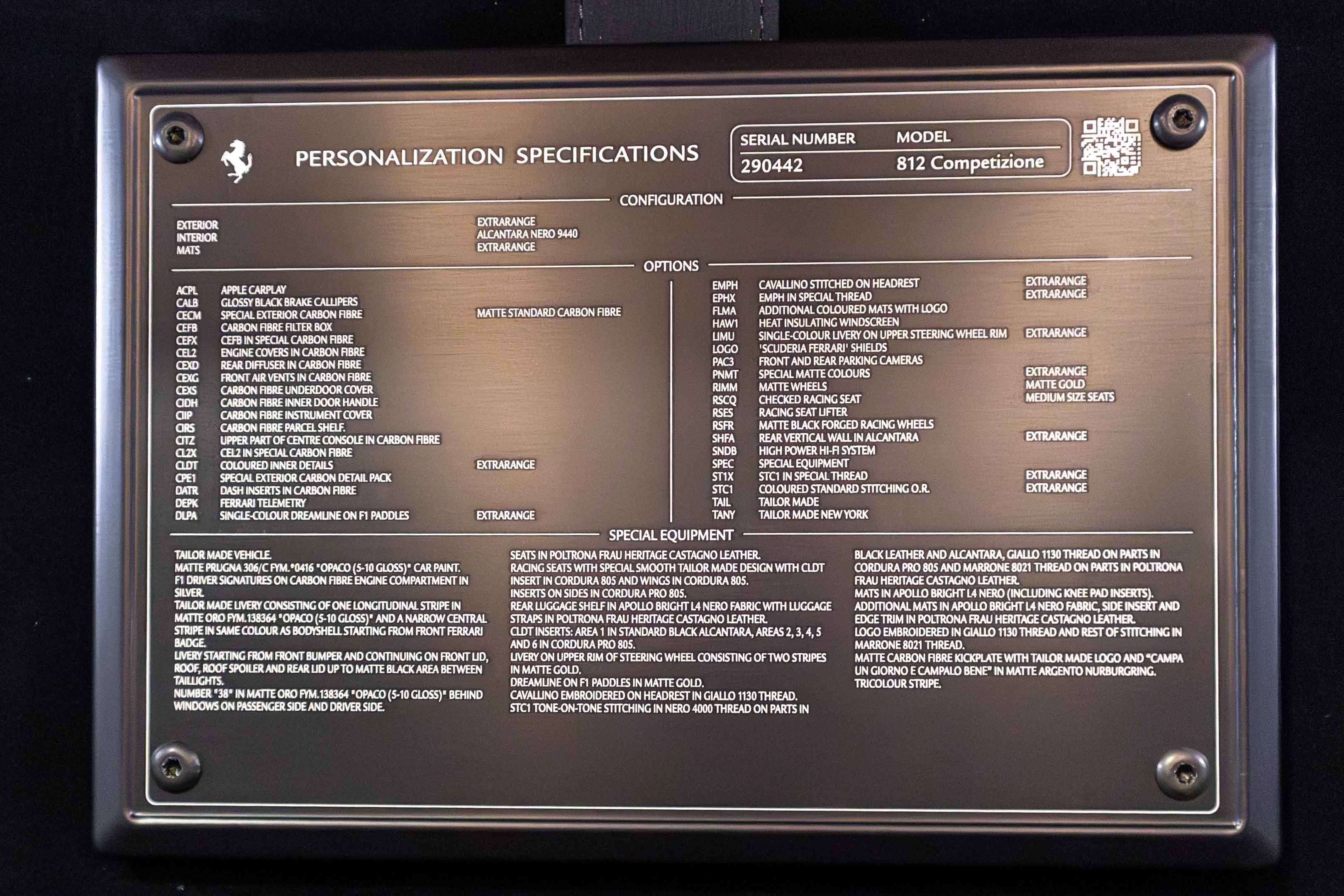 Certified 2023 Ferrari 812 Competizione image 60
