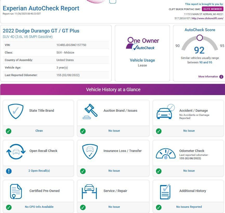 Used 2022 Dodge Durango GT image 3