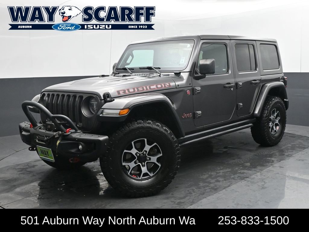 Used 2020 Jeep Wrangler Unlimited Rubicon w/ Steel Bumper Group image 1