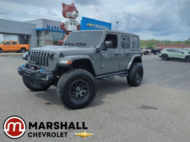 Used 2023 Jeep Wrangler Unlimited Rubicon 4xe w/ Steel Bumper Group AWD/4WD image 1
