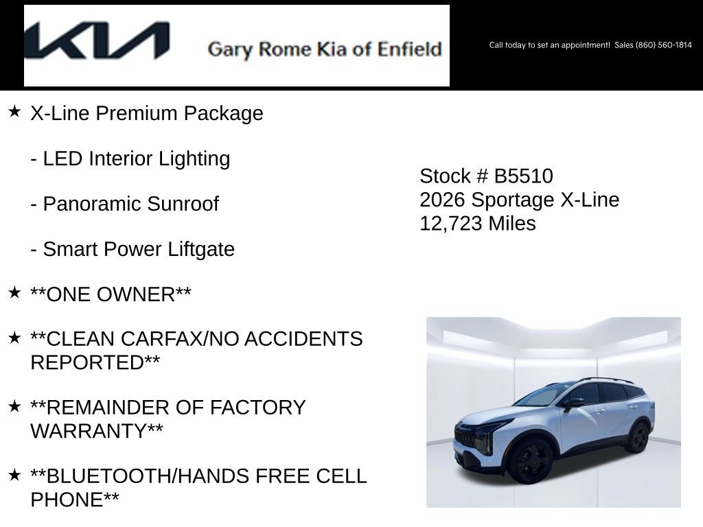 Certified 2026 Kia Sportage X-Line w/ X-Line Premium Package AWD/4WD image 7