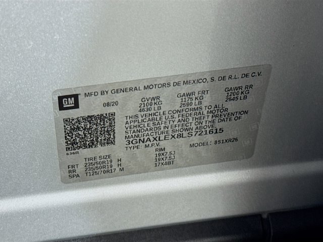 Used 2020 Chevrolet Equinox LT w/ Sport Edition FWD image 37