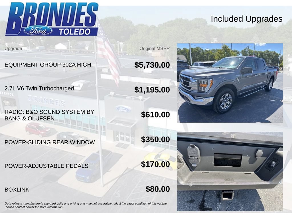 Used 2021 Ford F150 XLT w/ Equipment Group 302A High AWD/4WD image 6