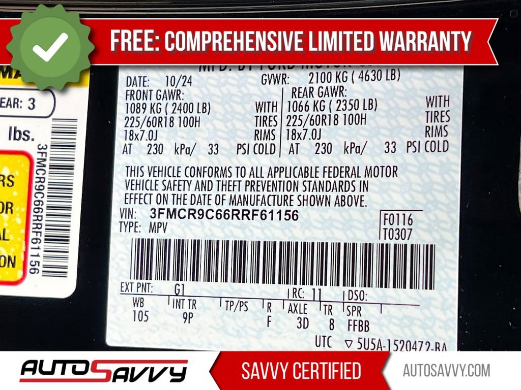 Used 2024 Ford Bronco Sport Outer Banks w/ Tech Package image 32