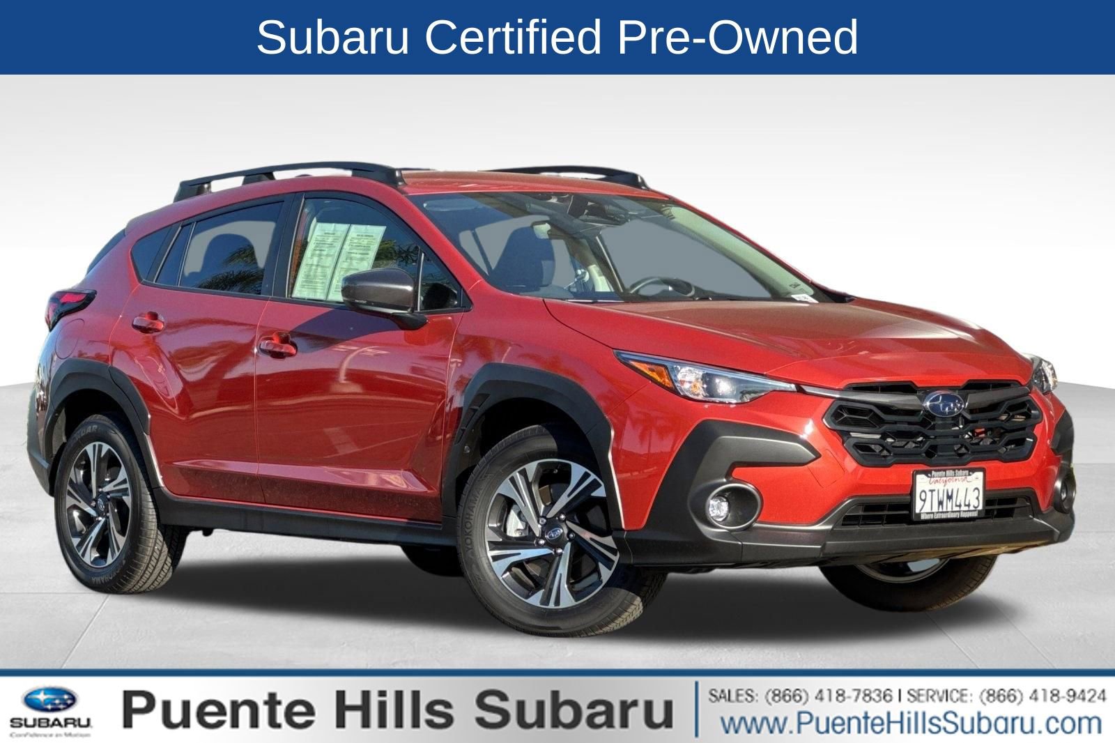 Certified 2025 Subaru Crosstrek 2.0i Premium w/ Crosstrek Mirror Package image 1