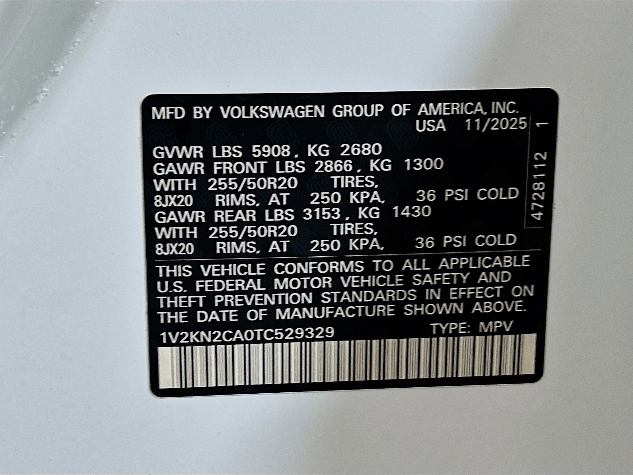 New 2026 Volkswagen Atlas SE AWD/4WD image 32