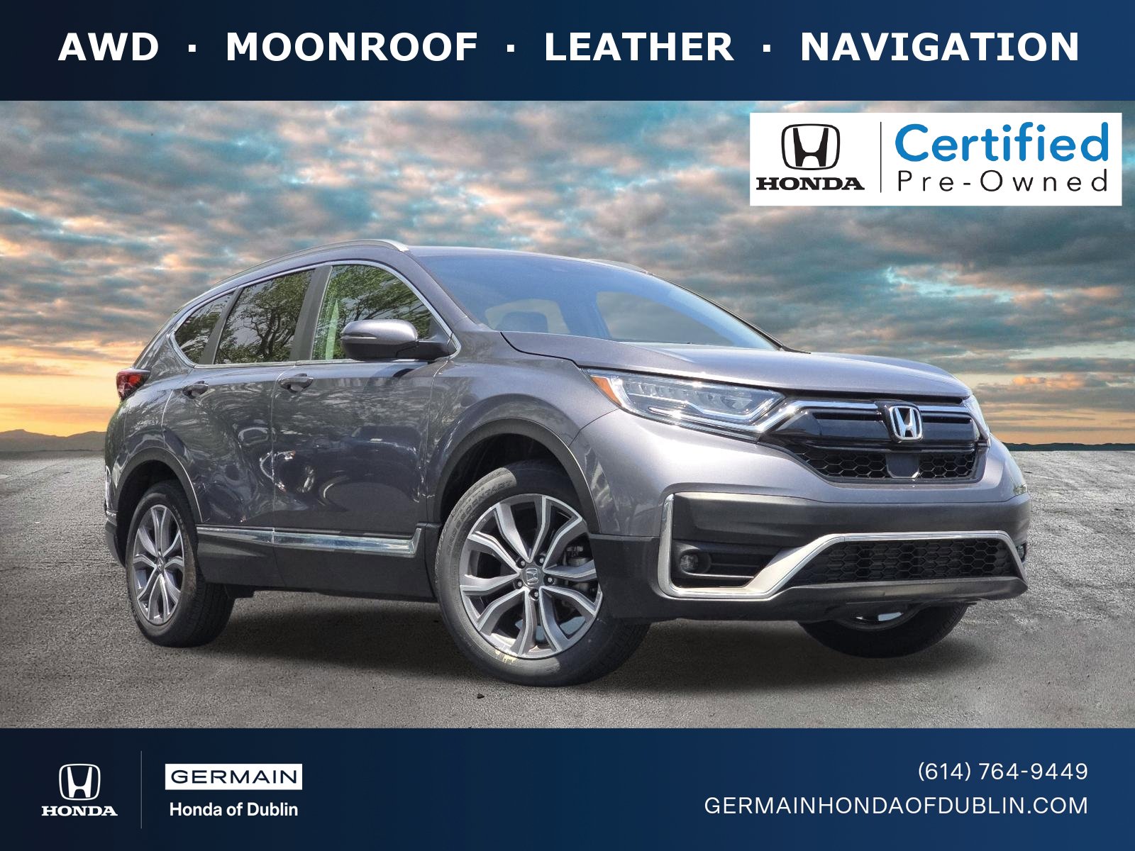 Certified 2022 Honda CR-V Touring