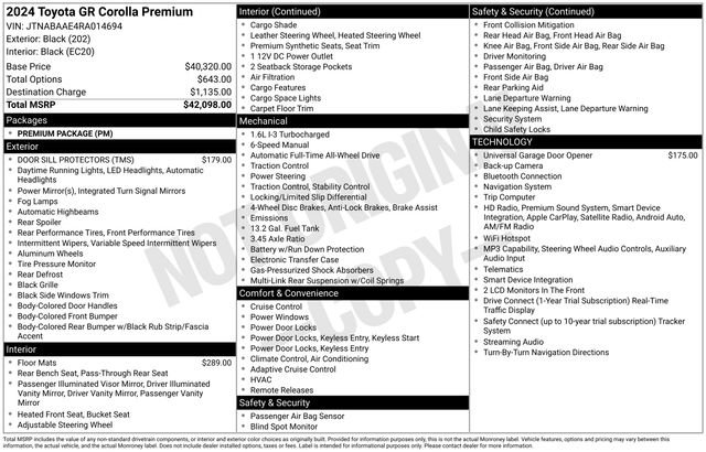 Used 2024 Toyota Corolla GR AWD/4WD image 34
