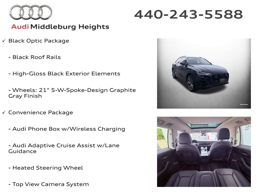 Certified 2023 Audi Q8 Premium w/ Convenience Package AWD/4WD image 7