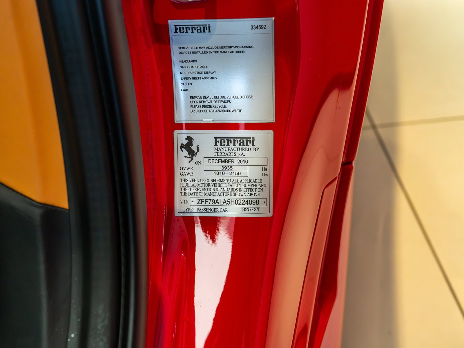 Certified 2017 Ferrari 488 GTB RWD image 26