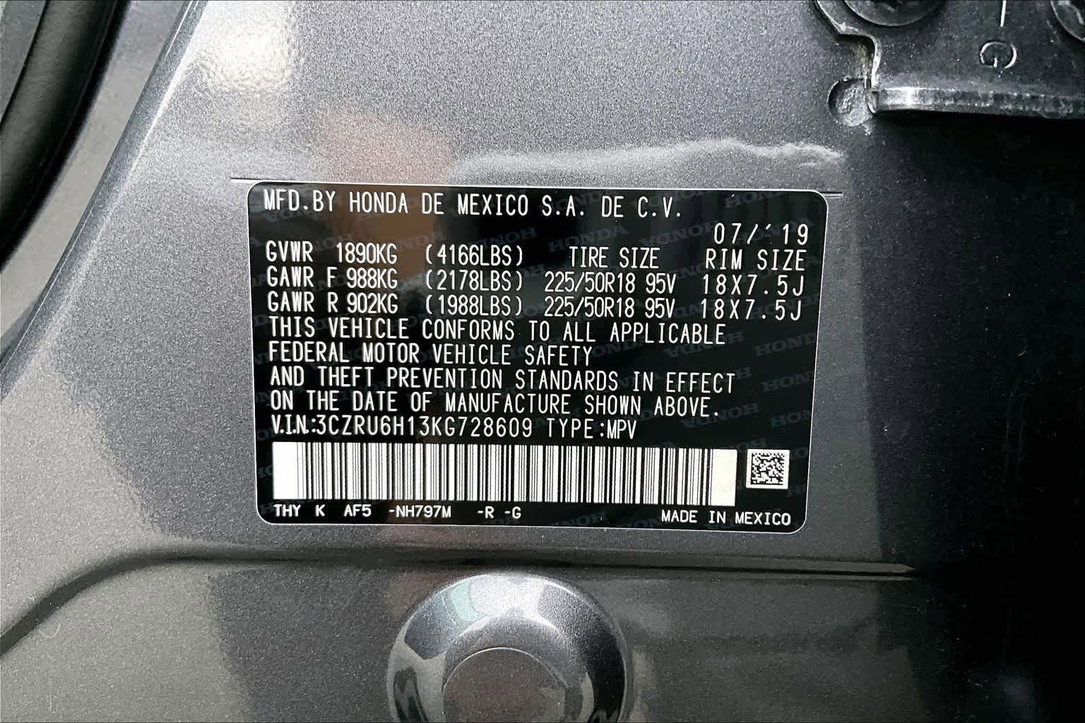 Used 2019 Honda HR-V Sport image 34