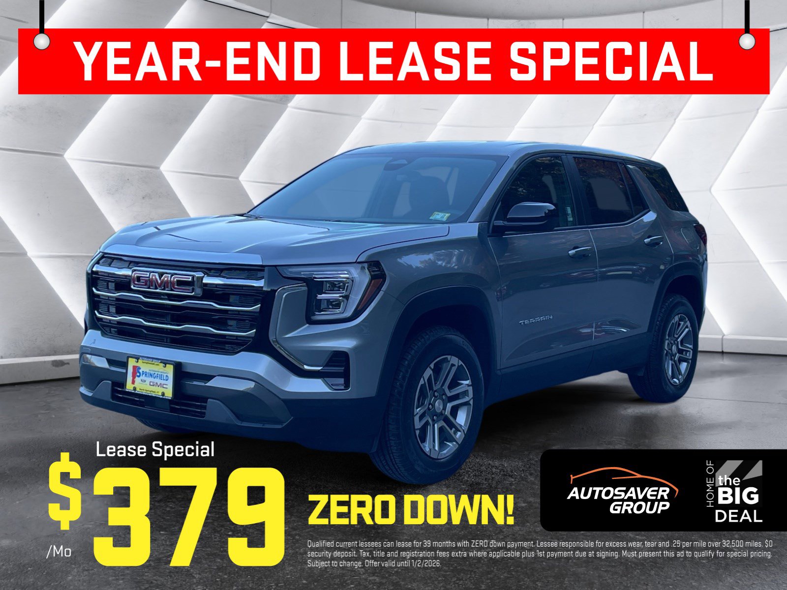 New 2026 GMC Terrain Elevation