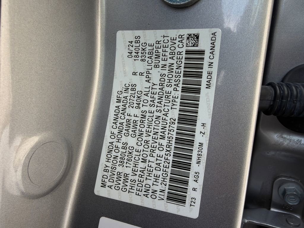 Used 2024 Honda Civic Sport image 32