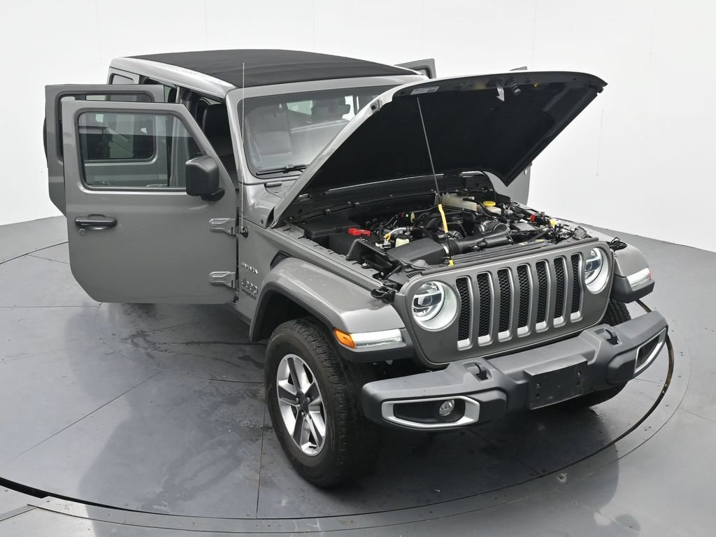 Used 2022 Jeep Wrangler Unlimited Sahara w/ LED Lighting Group AWD/4WD image 38
