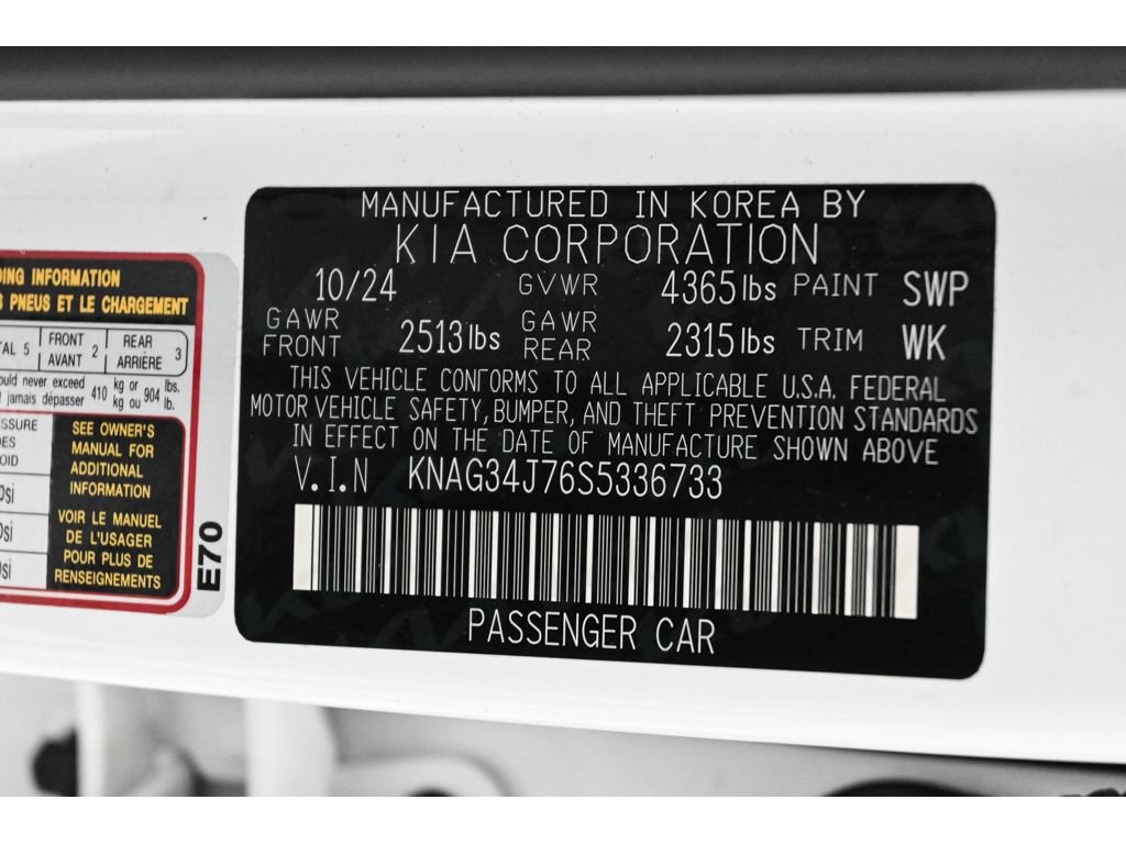 Certified 2025 Kia K5 EX FWD image 53