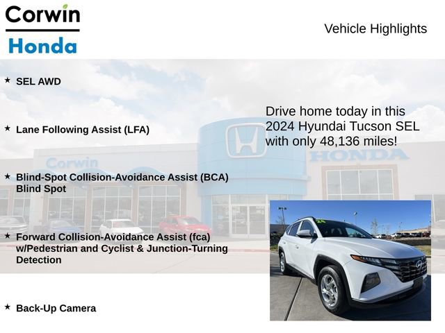 Used 2024 Hyundai Tucson SEL AWD/4WD image 6