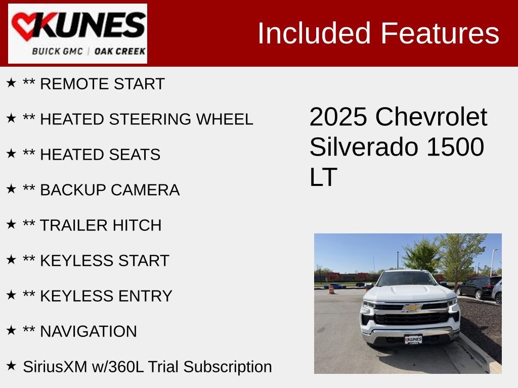 Used 2025 Chevrolet Silverado 1500 LT AWD/4WD image 2