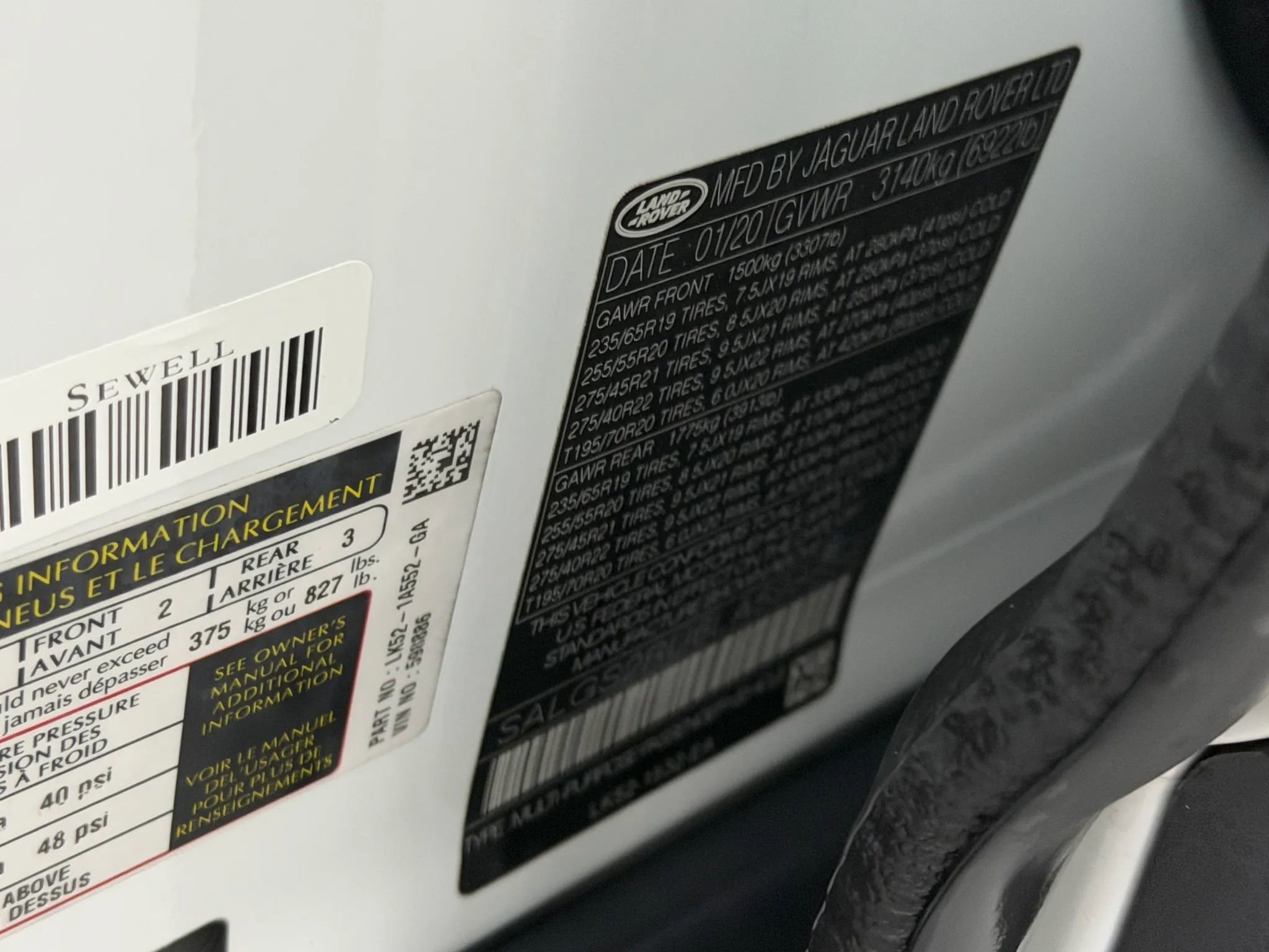 Used 2020 Land Rover Range Rover HSE AWD/4WD image 52