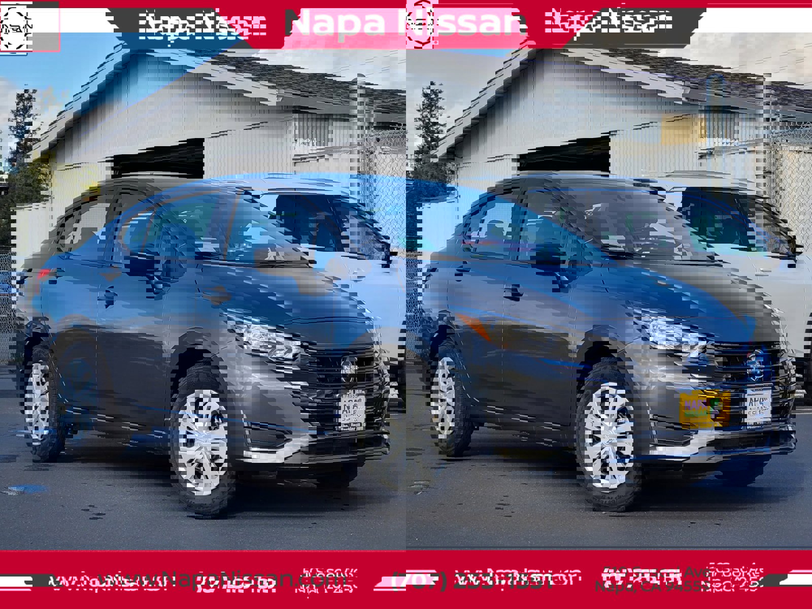 New 2025 Nissan Versa S w/ Trunk Package