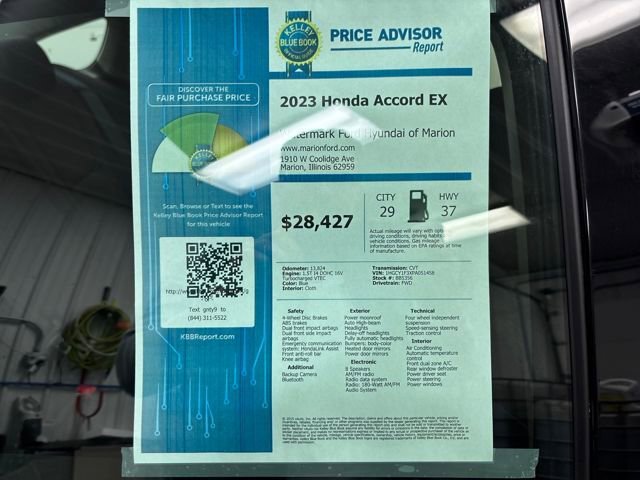 Used 2023 Honda Accord EX image 29