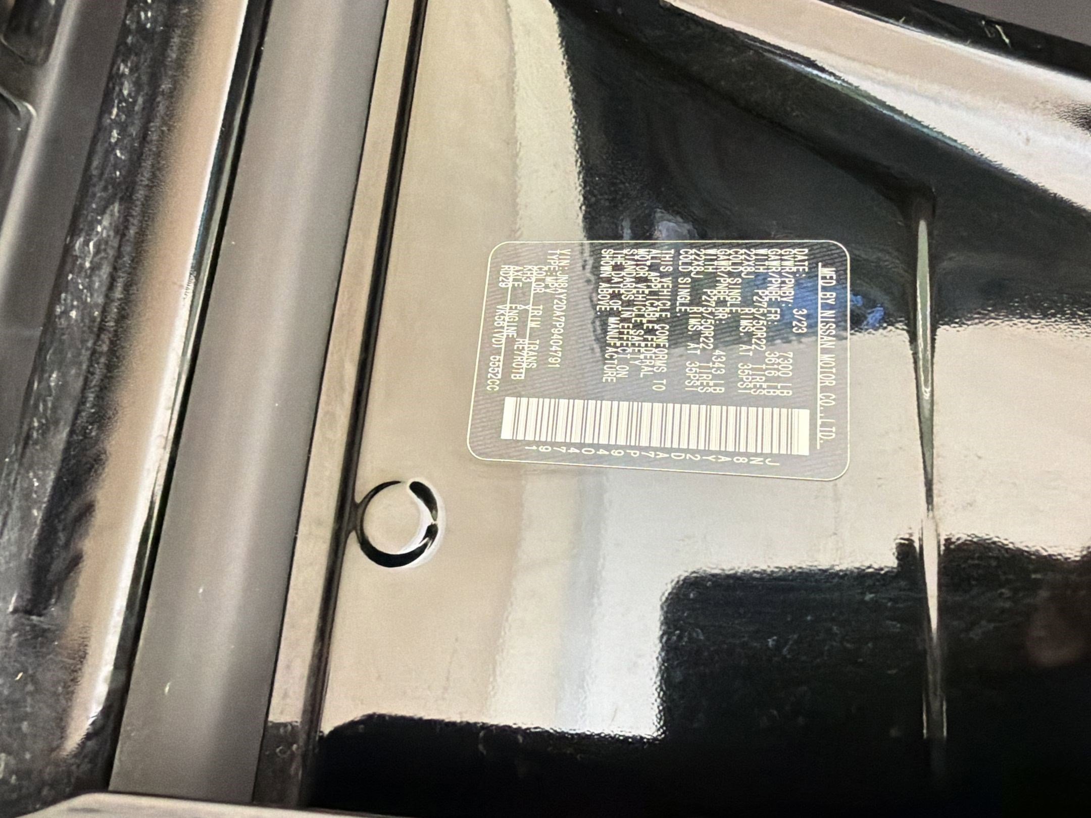 Used 2023 Nissan Armada Platinum w/ Captain's Chairs Package image 21