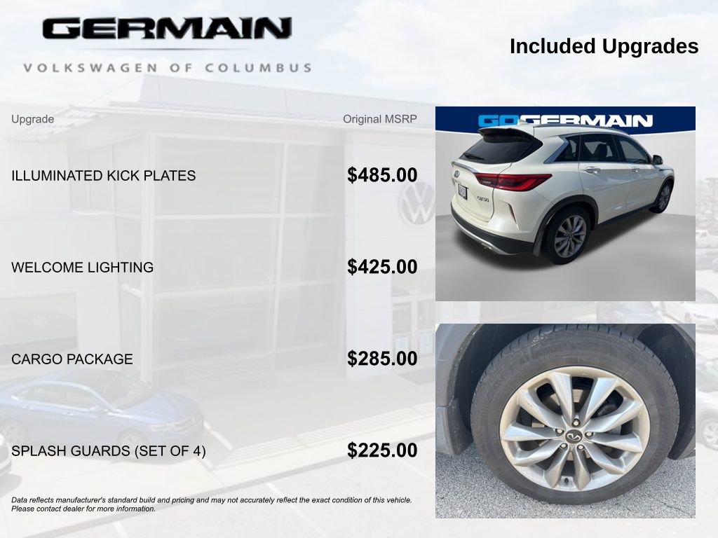 Used 2021 INFINITI QX50 Luxe w/ Cargo Package AWD/4WD image 10