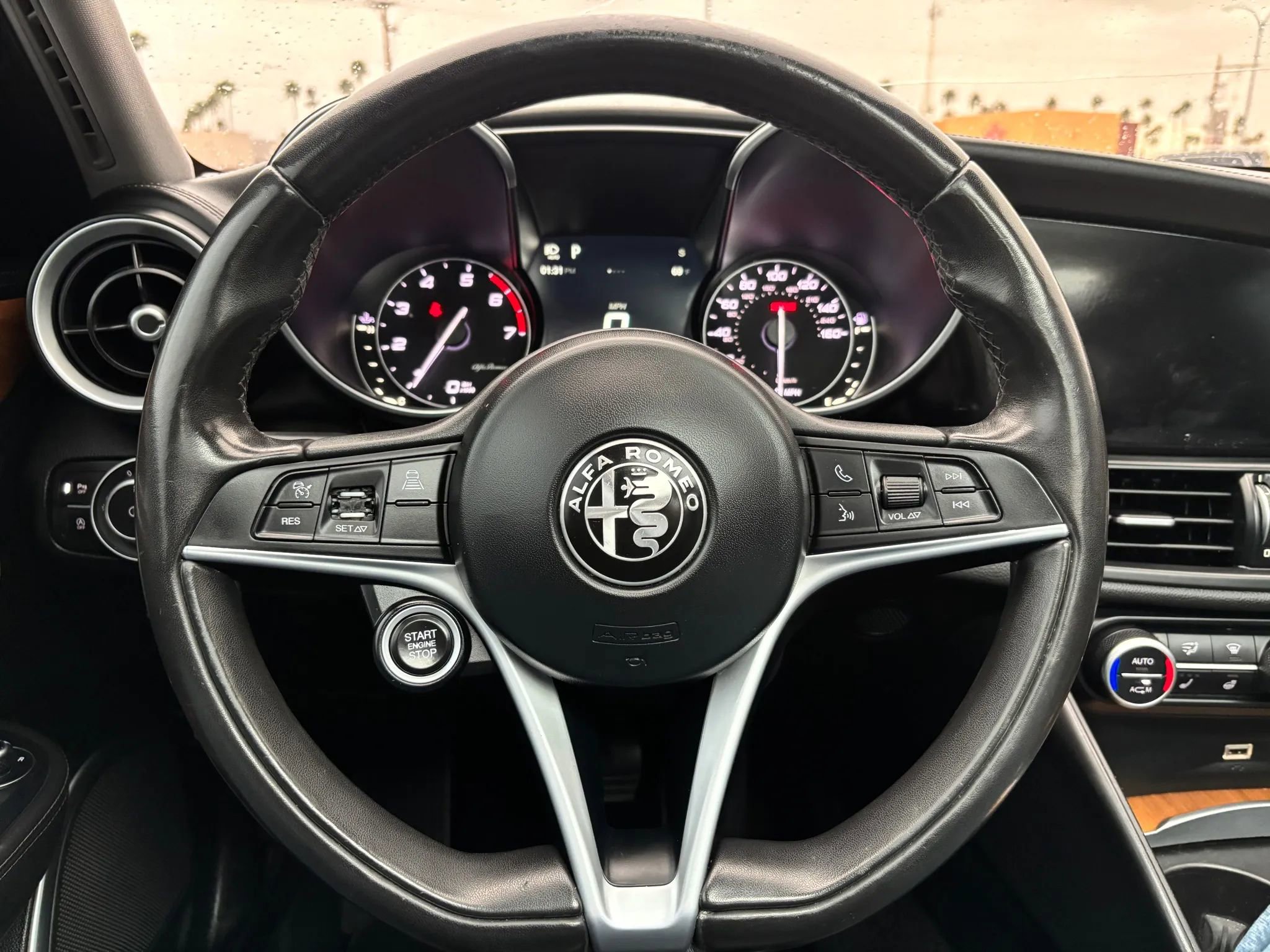 Used 2017 Alfa Romeo Giulia Ti w/ TI Lusso Light Wood Package AWD/4WD image 14