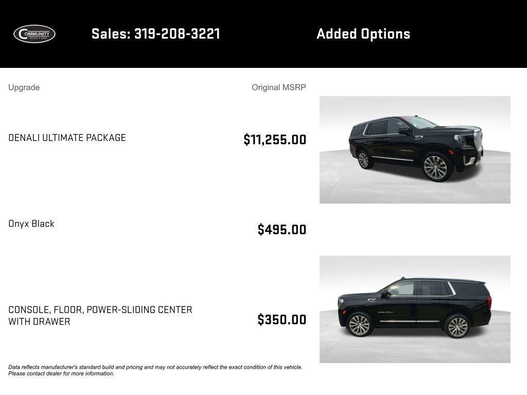 Certified 2021 GMC Yukon Denali w/ Denali Ultimate Package image 2
