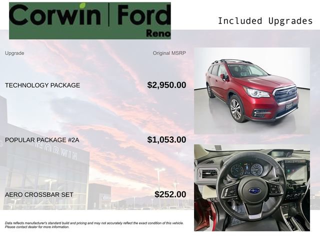 Used 2022 Subaru Ascent Limited w/ Technology Package AWD/4WD image 3