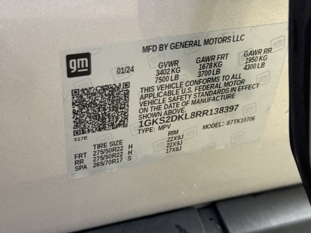 Used 2024 GMC Yukon Denali w/ Advanced Technology Package AWD/4WD image 37