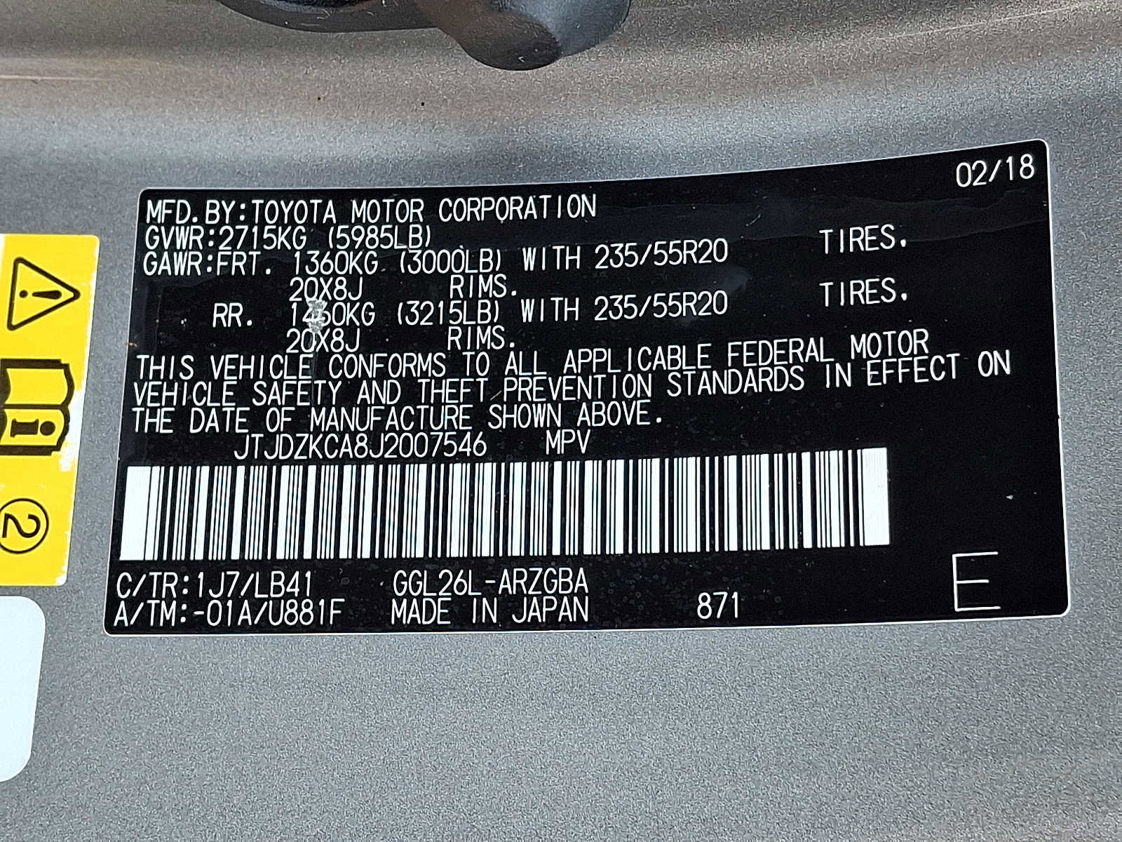 Used 2018 Lexus RX 350L AWD image 27