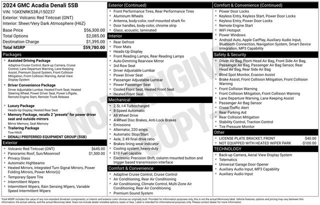 Used 2024 GMC Acadia Denali image 7