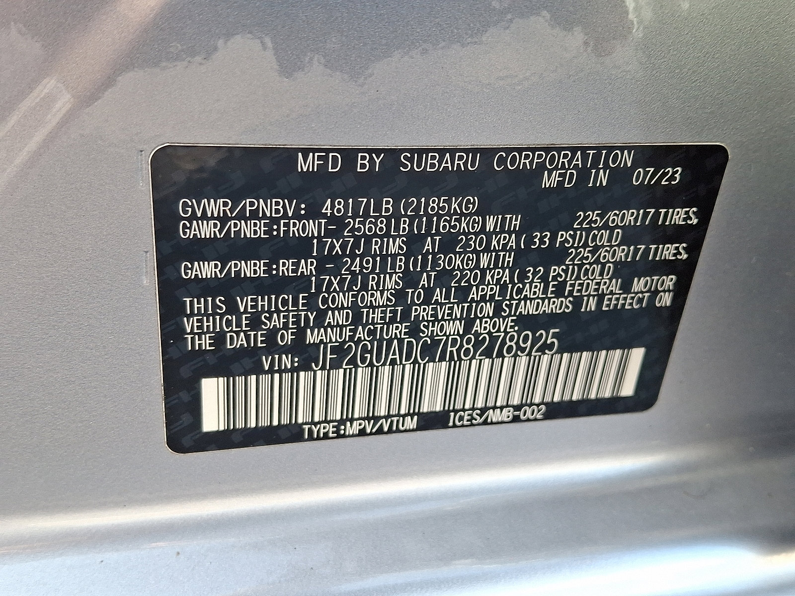 Certified 2024 Subaru Crosstrek 2.0i Premium image 27