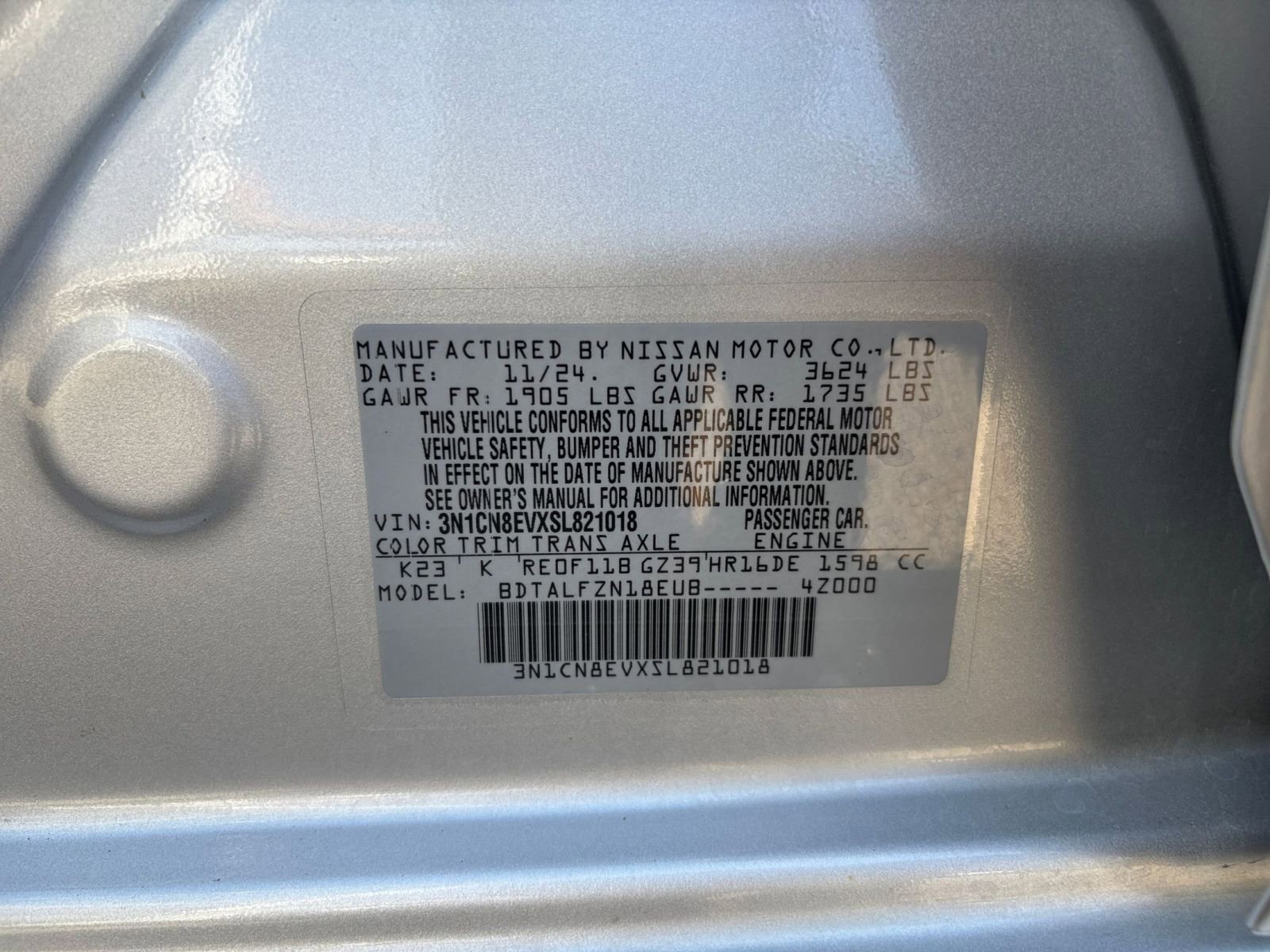 Used 2025 Nissan Versa SV image 27