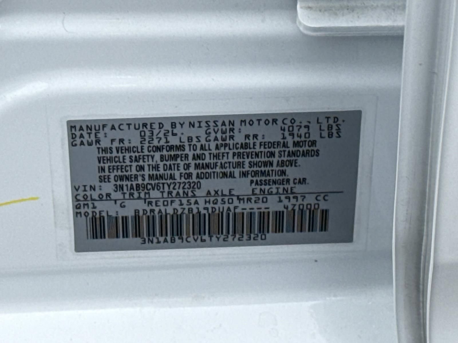Certified 2026 Nissan Sentra SV w/ SV Convenience Package FWD image 30