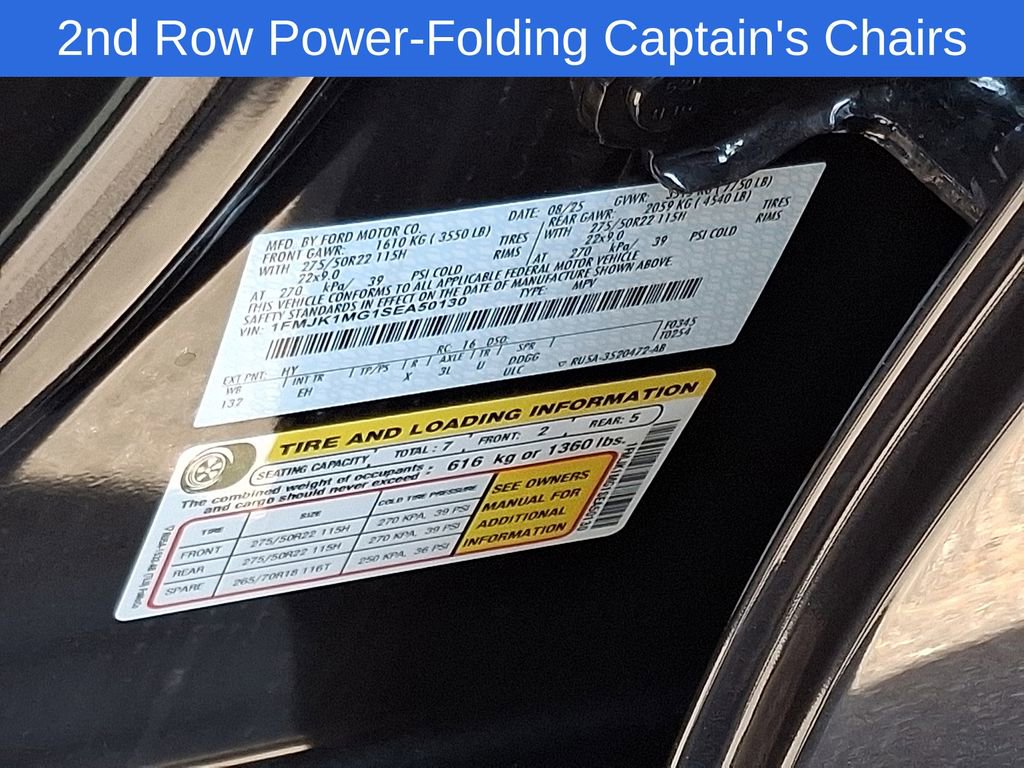 New 2025 Ford Expedition Max Platinum w/ Stealth Performance Package image 18