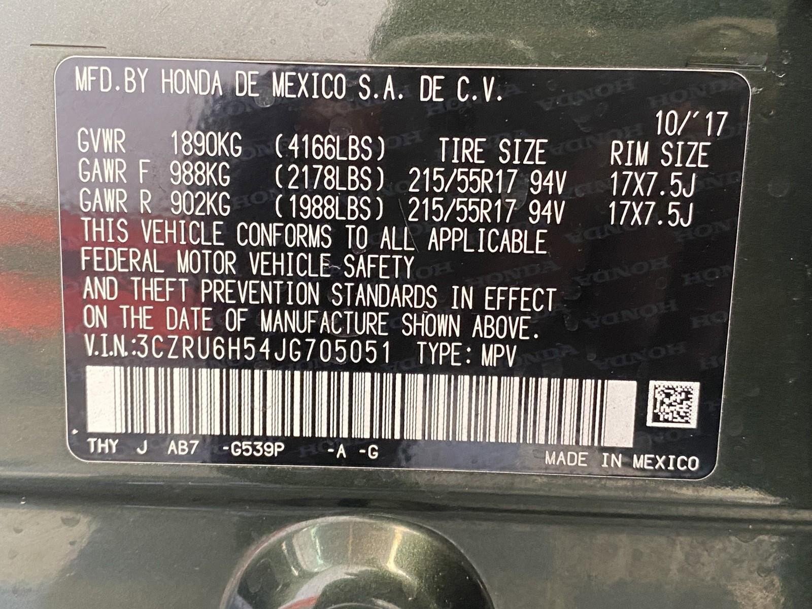 Used 2018 Honda HR-V EX image 30